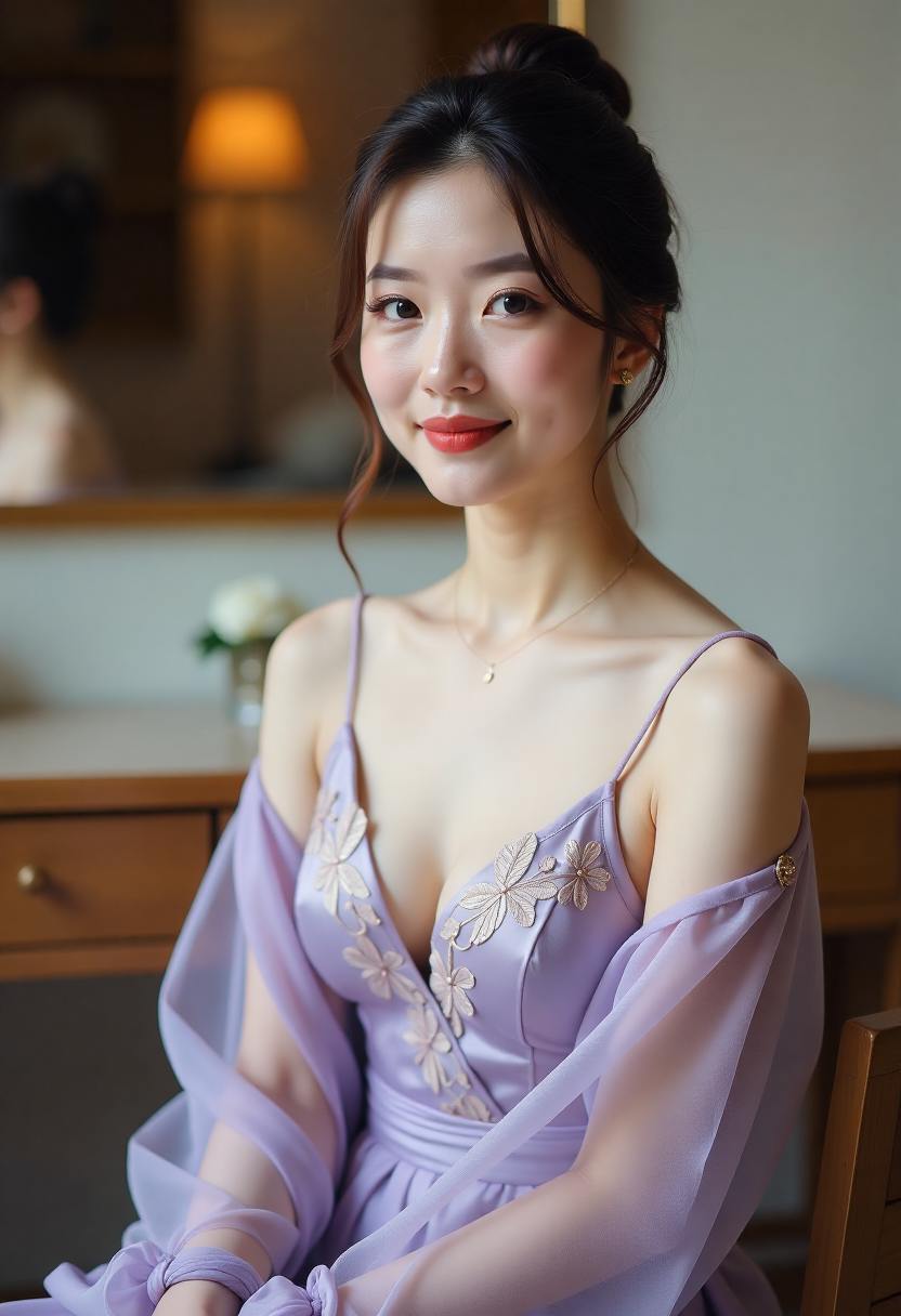 父女和闺蜜在草地上铺开野餐垫