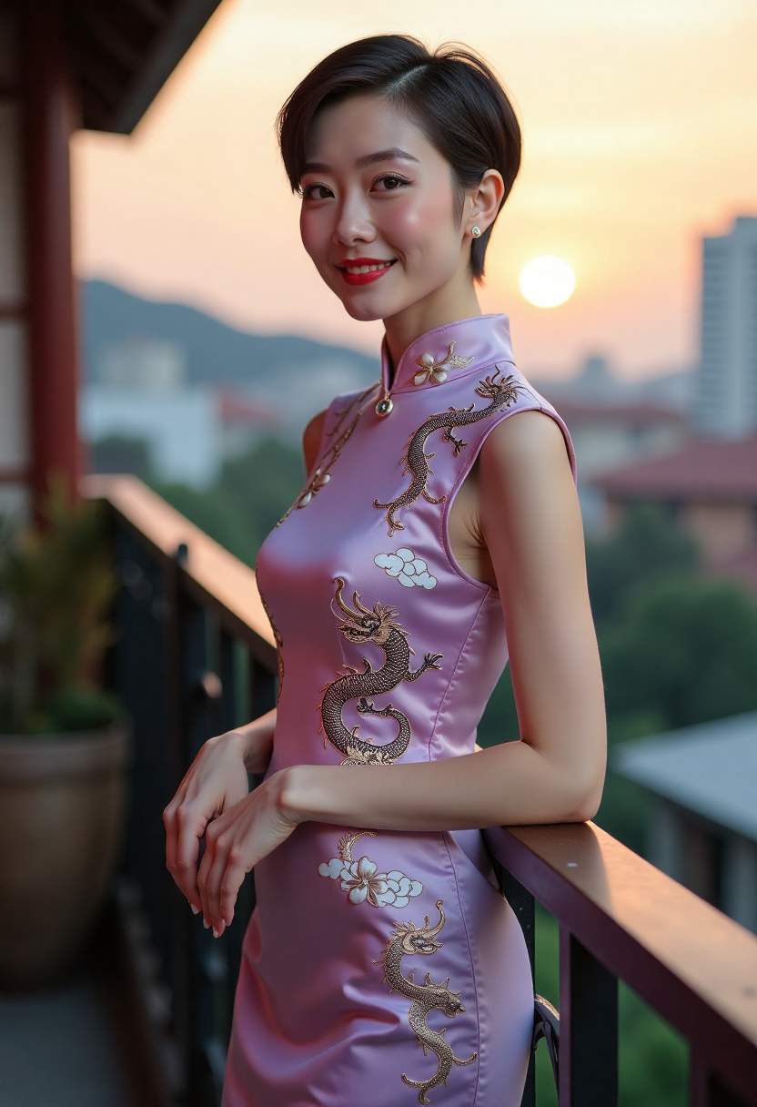 女孩们在溪边洗水果准备野餐